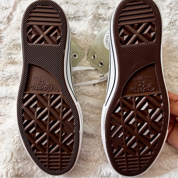 Mint Green Converse All Star High Tops - Picture 3 of 7